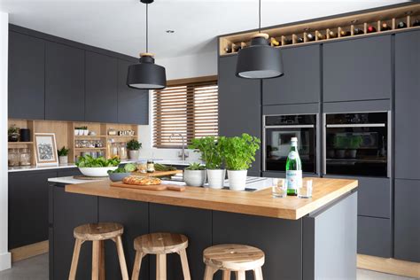 steel gray kitchen cabinets|modern kitchen with gray cabinets.